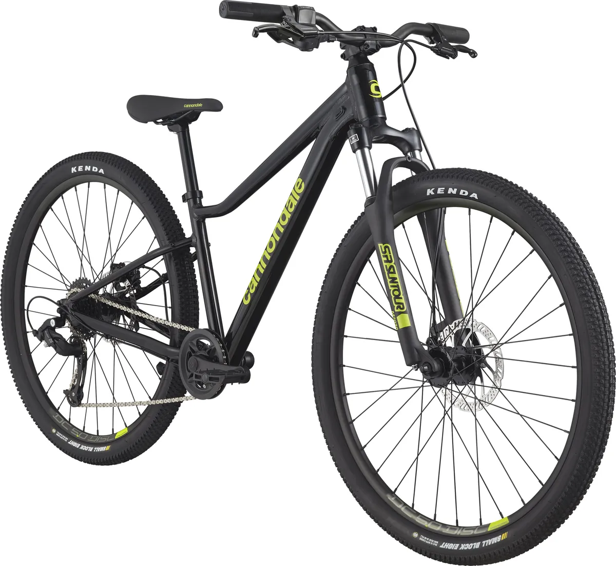 Cannondale Trail mountain bike, seen from the front at an angle